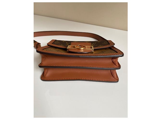 Louis Vuitton Borsa Dauphine Mini Monogram Marrone - vista 6