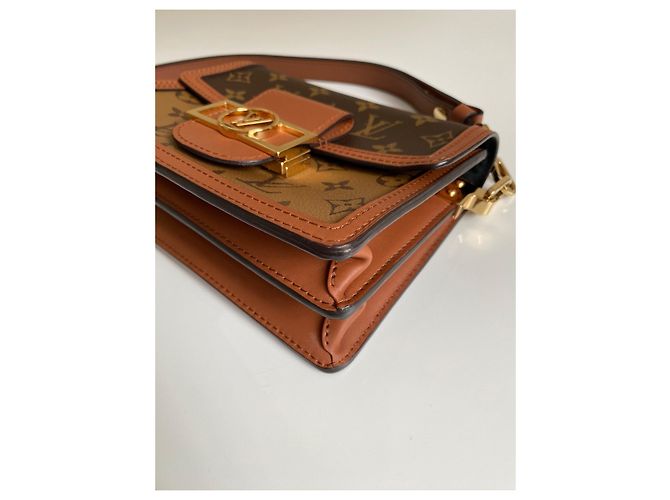 Louis Vuitton Borsa Dauphine Mini Monogram Marrone - vista 7