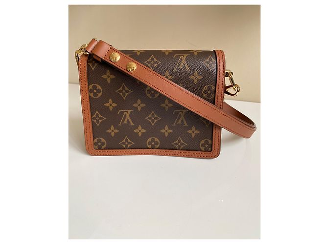 Louis Vuitton Borsa Dauphine Mini Monogram Marrone - vista 8