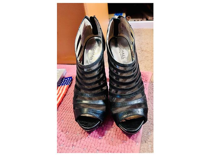 Décolleté Michael Kors in pelle nera Nero - vista 5