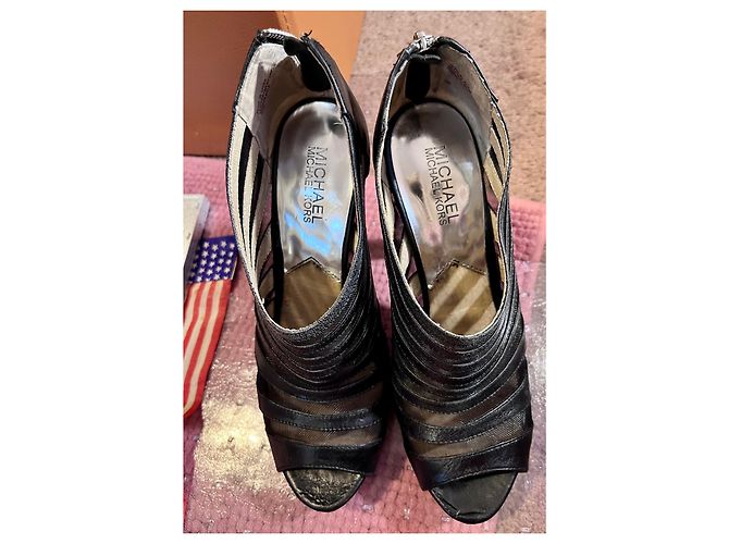 Décolleté Michael Kors in pelle nera Nero - vista 6