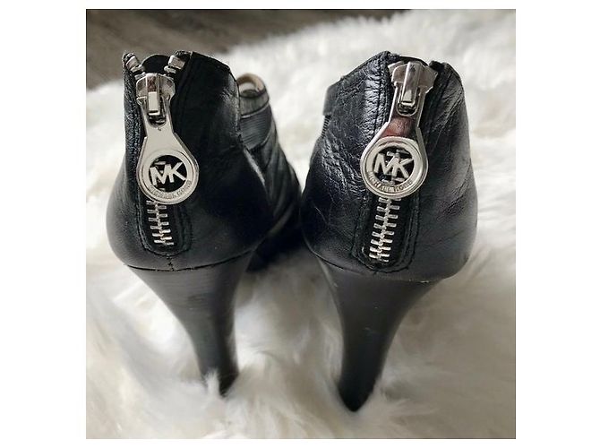 Décolleté Michael Kors in pelle nera Nero - vista 8