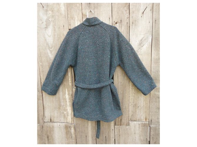 Autre Marque Gilet Jaf Couture in lana verde scuro taglia 38 - vista 5
