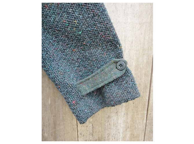 Autre Marque Gilet Jaf Couture in lana verde scuro taglia 38 - vista 6