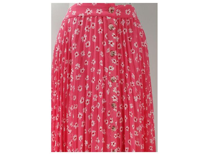 Falda plisada floral rosa Tommy Hilfiger - vista 2