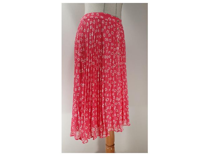 Falda plisada floral rosa Tommy Hilfiger - vista 3