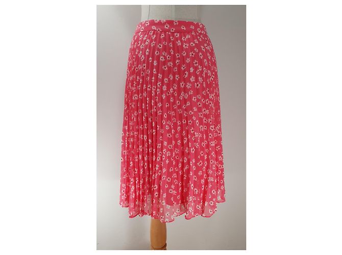 Falda plisada floral rosa Tommy Hilfiger - vista 4