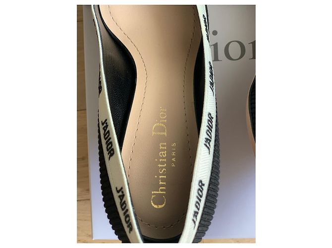 Dior J'Adior Pumps Schwarz Stoff Größe 37,5 - Ansicht 2