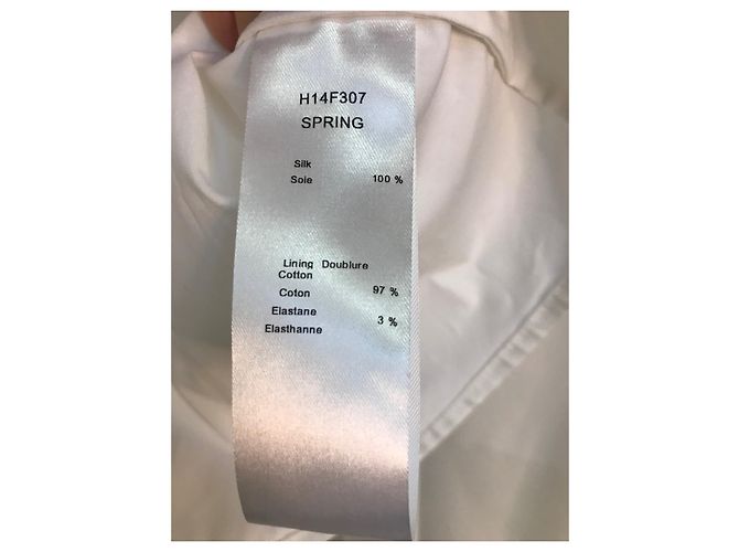 Anne Fontaine Spring Chiffon Bluse weiß - Ansicht 5