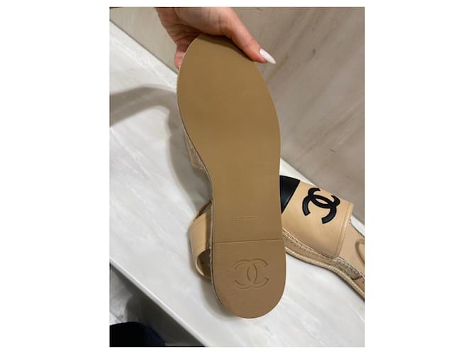 Chanel Sandalen Beige - Ansicht 4