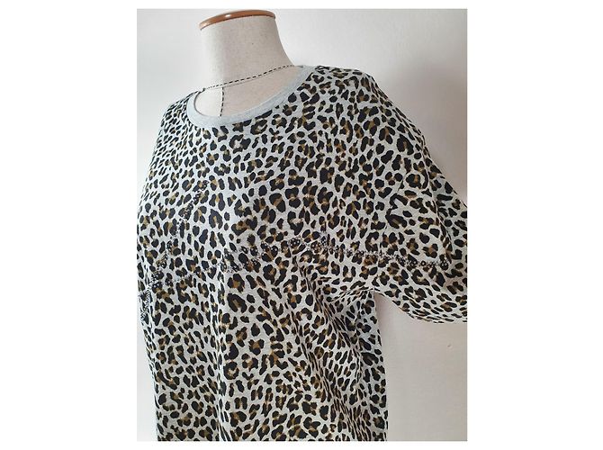 Top Giambattista Valli X H&M con Estampado de Leopardo de Algodón Multicolor - vista 3