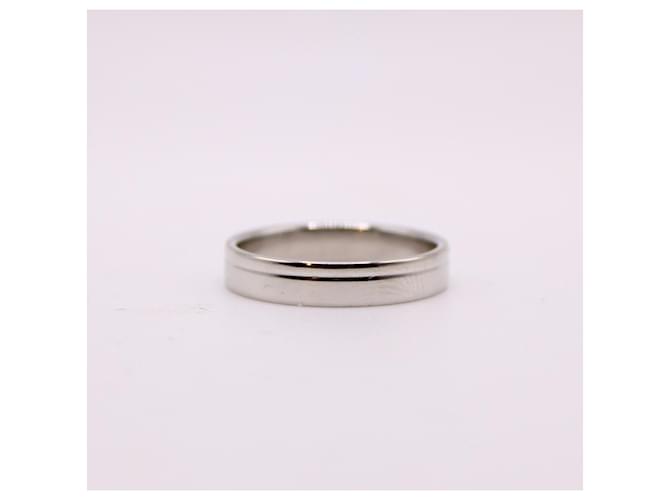 Autre Marque Ehering aus Platin Silber Hardware - Ansicht 5