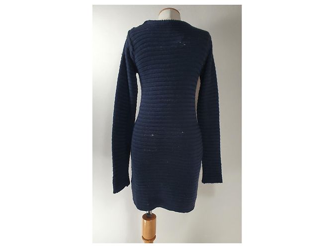 Zadig & Voltaire Jada Pulloverkleid Marineblau - Ansicht 6