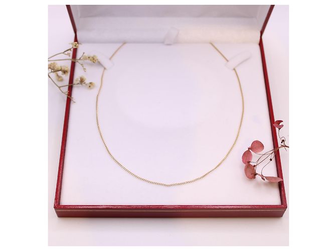 Autre Marque Cadena eslabón convicto de oro amarillo 750%O Gold hardware - vista 2