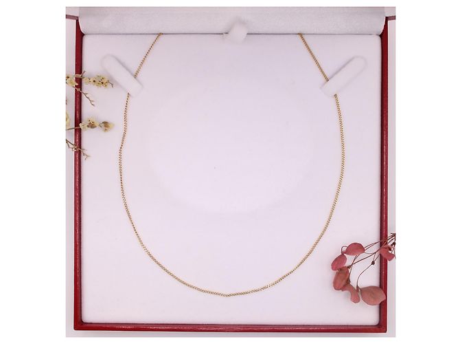 Autre Marque Cadena eslabón convicto de oro amarillo 750%O Gold hardware - vista 3