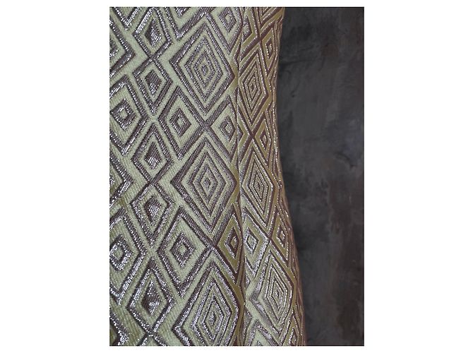 Abito Max Mara Pianoforte Lamé Oro D'oro - vista 10
