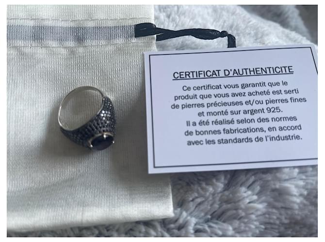 Les Petites Ametista e spinelli neri Silver hardware - vista 2