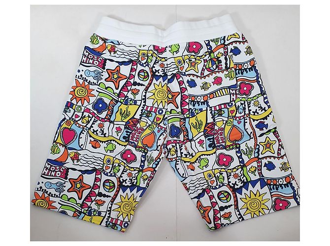 Pantaloncini multicolore Moschino uomo in cotone - vista 3