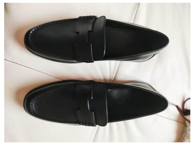 Hermès Slipper Don Hermes Schwarz - Ansicht 3