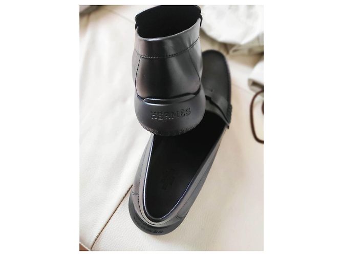 Hermès Slipper Don Hermes Schwarz - Ansicht 5