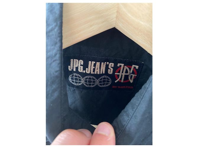 Jean Paul Gaultier camisa sin mangas negra de algodón Negro - vista 3