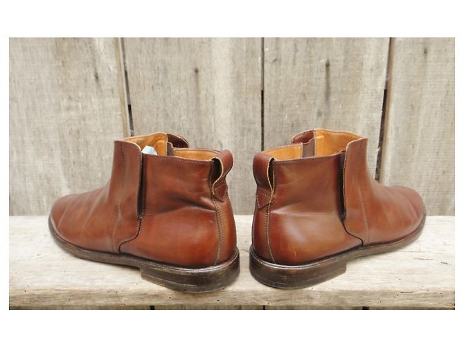 Salvatore Ferragamo P-Stiefel 45 Braun - Ansicht 5