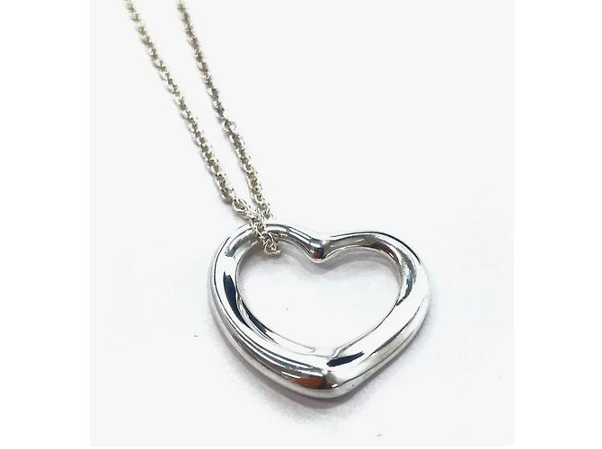 Collana con pendente cuore Elsa Peretti Tiffany & Co Argento - vista 2