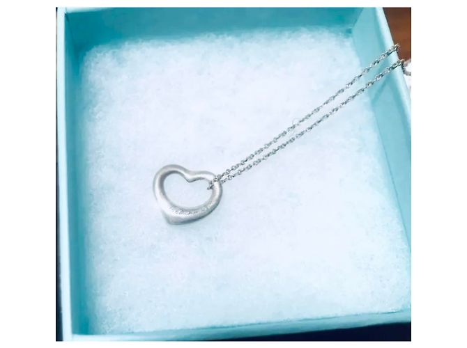 Collana con pendente cuore Elsa Peretti Tiffany & Co Argento - vista 4