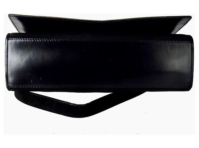 Marmont Clutch Gucci in camoscio nero - vista 7