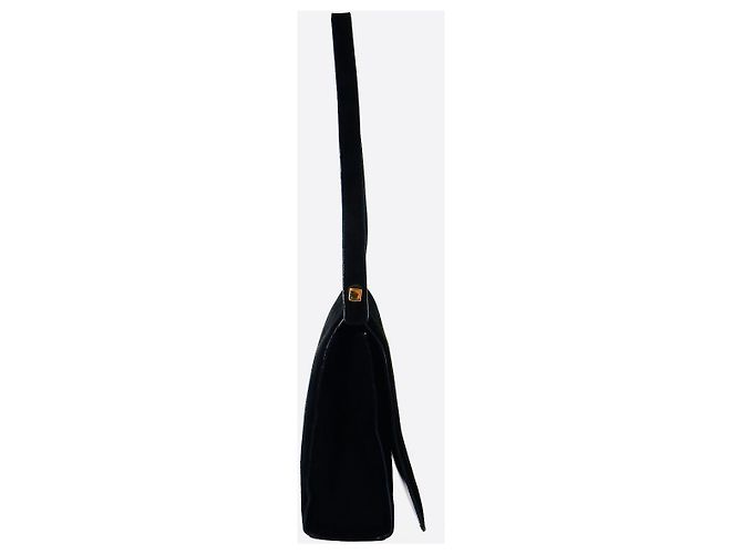 Marmont Clutch Gucci in camoscio nero - vista 9
