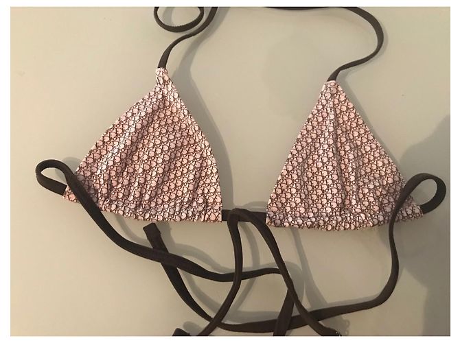 Dior Monogramm Badeanzug Rosa Braun 10 Jahre Pink - Ansicht 3