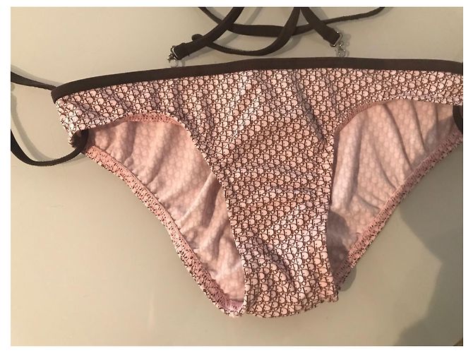 Dior Monogramm Badeanzug Rosa Braun 10 Jahre Pink - Ansicht 4