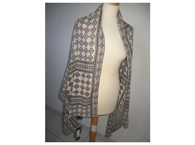Autre Marque Vila Clothes Hose Grau Weit Bein Baumwolle Größe 38 - Ansicht 7