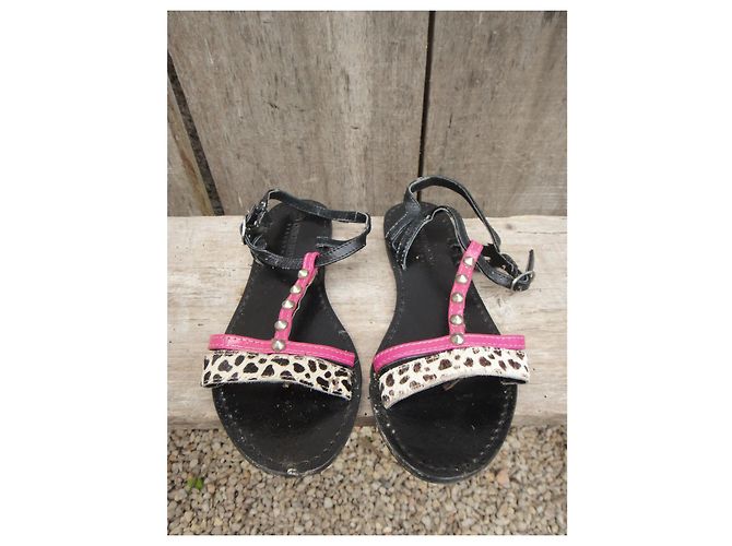 sandali Sinonimo di Georges Rech p 36 Nero Rosa - vista 5
