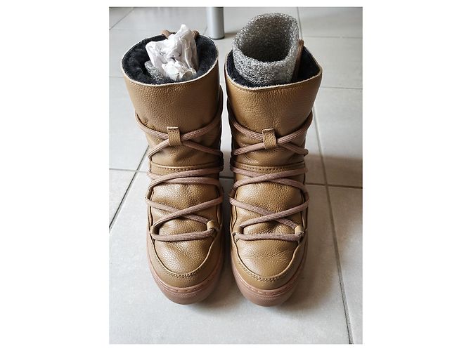 Botas de piel Inuikii Khaki Caqui - vista 6