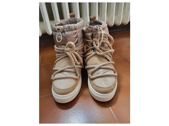 Botas Inuikii Beige de Caucho - vista 16