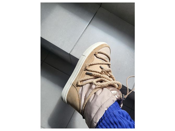 Botas Inuikii Beige de Caucho - vista 2