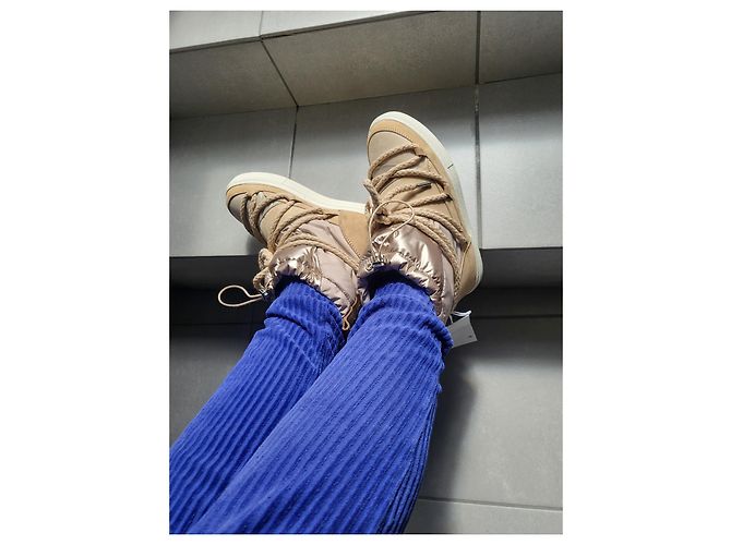 Botas Inuikii Beige de Caucho - vista 5