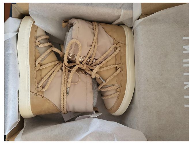 Botas Inuikii Beige de Caucho - vista 9