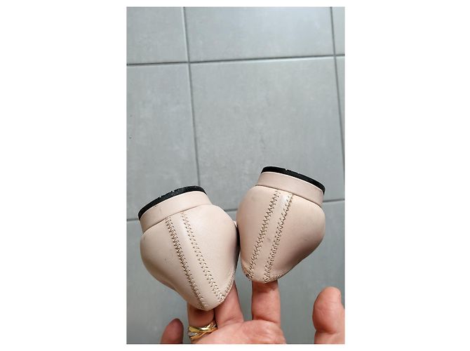 Prada Ballerinas Leder Schwarz Rosa Pink - Ansicht 11
