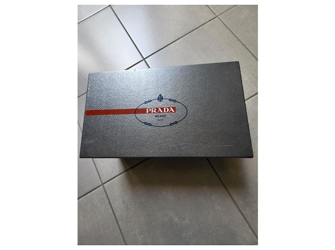 Prada Ballerinas Leder Schwarz Rosa Pink - Ansicht 12