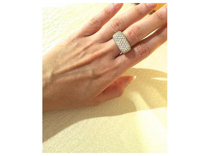 Autre Marque Anello Chimento in oro giallo 18 carati e diamanti D'oro - vista 2