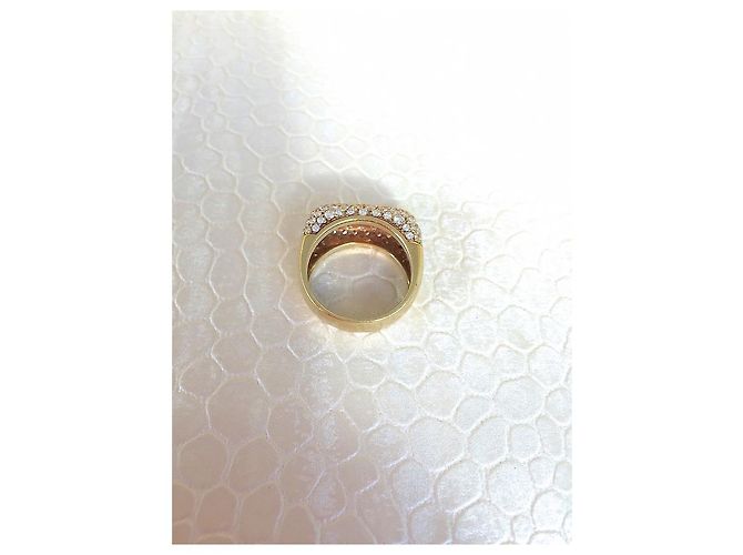 Autre Marque Anello Chimento in oro giallo 18 carati e diamanti D'oro - vista 4