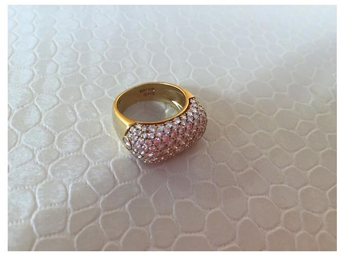 Autre Marque Anello Chimento in oro giallo 18 carati e diamanti D'oro - vista 5