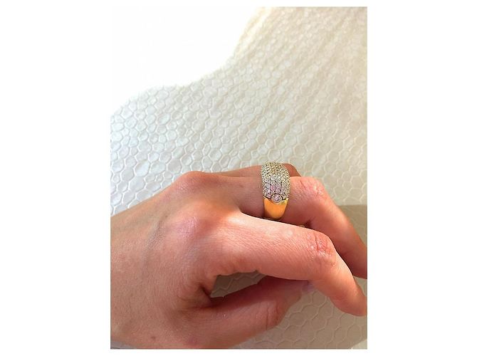 Autre Marque Anello Chimento in oro giallo 18 carati e diamanti D'oro - vista 6