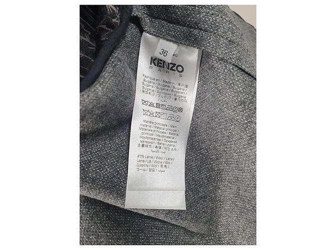 Kenzo Kimono Blazer Grau - Ansicht 6