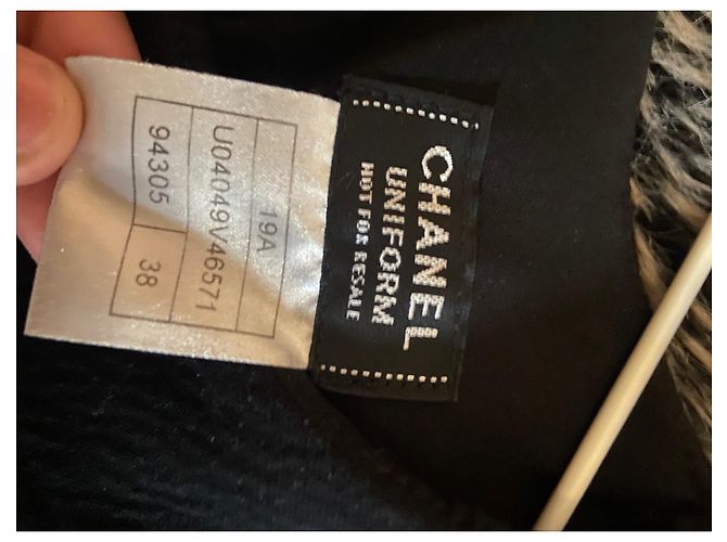 uniforme chanel vestidos Negro - vista 2