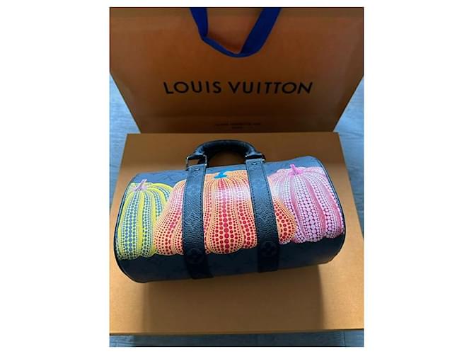 Abbesses Louis Vuitton Keepall 25 LV x YK Grigio - vista 2