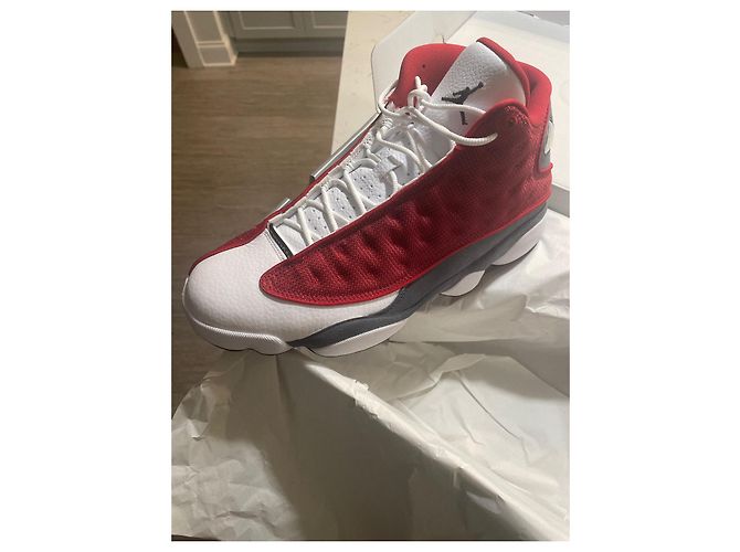 Autre Marque Sneakers Air Jordan 13 Retro Rosse in Cotone Rosso - vista 2