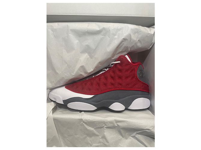 Autre Marque Sneakers Air Jordan 13 Retro Rosse in Cotone Rosso - vista 3